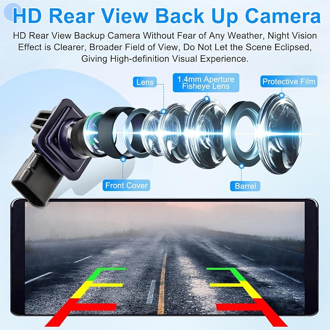 Backup Camera Compatible with Ford Fusion 2013 2014 2015 2016 Parking Assist - Image 5