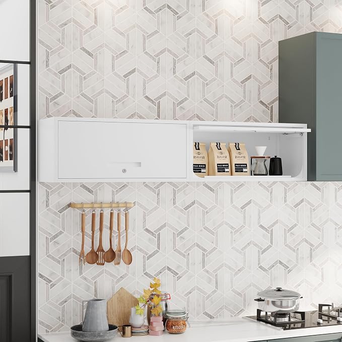 Metal Storage Cabinet White Wall Cabinets - Image 7