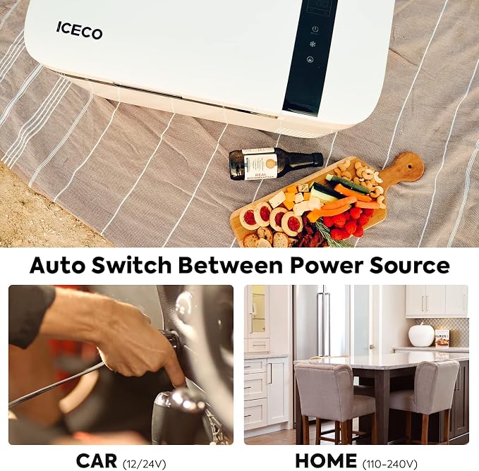 ICECO GO20 Dual Zone 12 Volt Refrigerator, 12V Car Refrigerator - Image 8