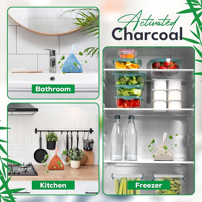 4 Pack Bamboo Charcoal Air Purifier Bags 200 Grams Each - Image 6