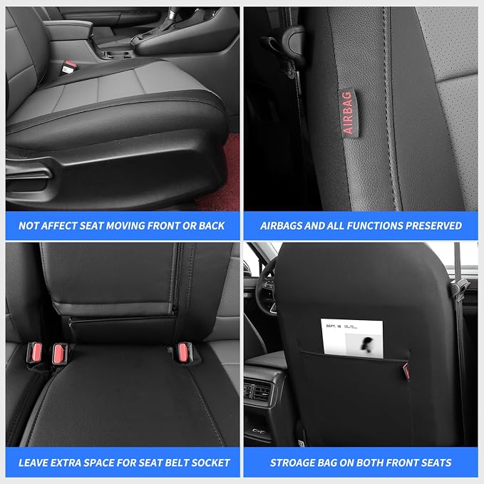 coverdream CRV Waterproof Leather Seat Covers Custom Fit - Image 6