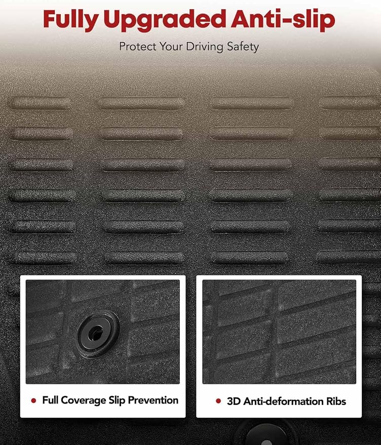 YHTAUTO Floor Mats Fit 2007-2017 Jeep Compass Patriot, 2007-2012 Dodge Caliber - Image 4
