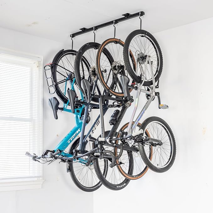 Teal Triangle Ceiling Mounted Bike Rack - Image 8