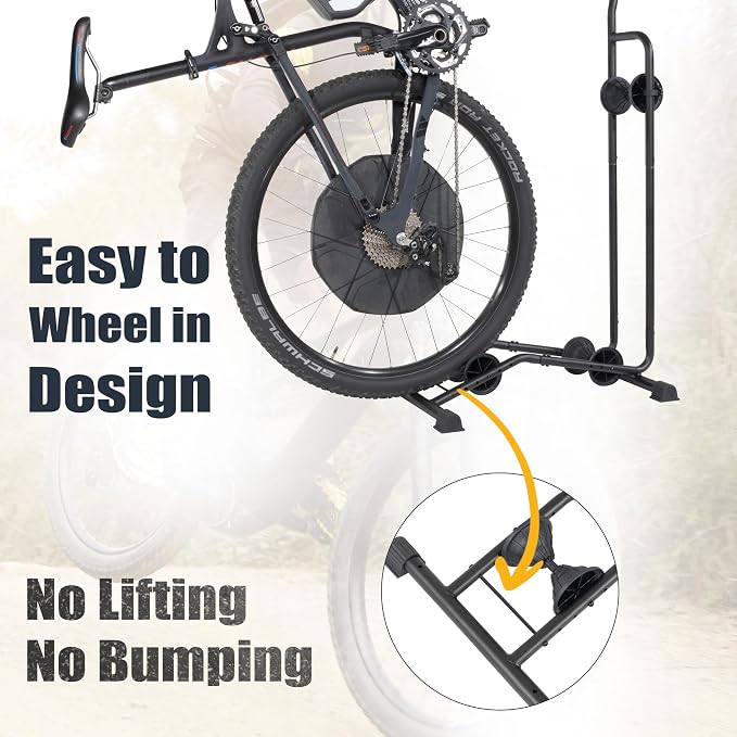 CyclingDeal Upright E Bike Fat Tire Bike Stand - Image 5