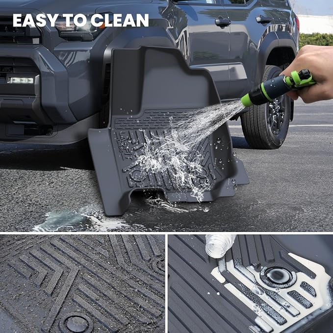 LASFIT Floor Mats for Toyota 4Runner 2025-2026 wtih Trunk mat&backrest mat - Image 6