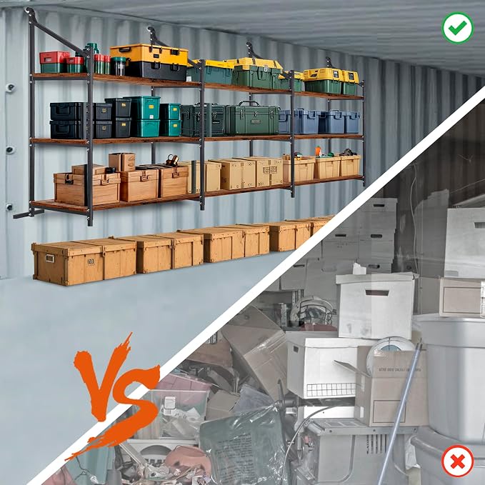 Shipping Container Shelving Storage Bracket 4Pcs Heavy Duty Cargo Shipping - Image 7