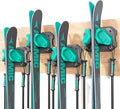 Ski & Snowboard Wall Rack for Garage Wall Fits Any Ski/board, Ski Wall Mount by SkifavsSkiWallMount