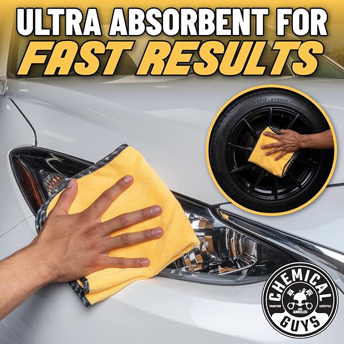 Chemical Guys MIC_506_12 Professional Grade Premium Microfiber Towels, Home - Image 8