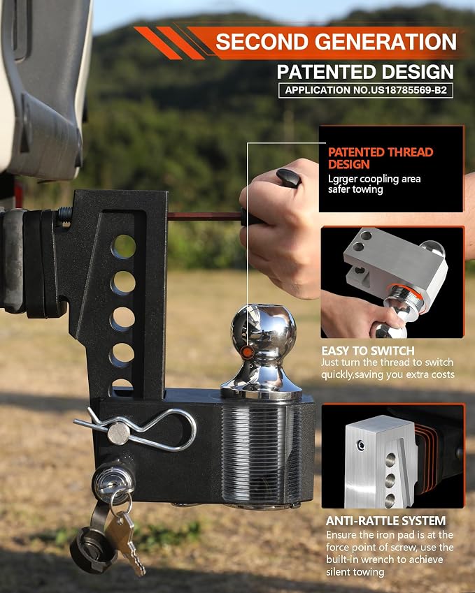 Adjustable Trailer Hitch - Image 2