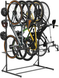 Freestanding Bike Storage Rack for 5 Bikes, Bike Racks for Home and Garage by Lezbanz