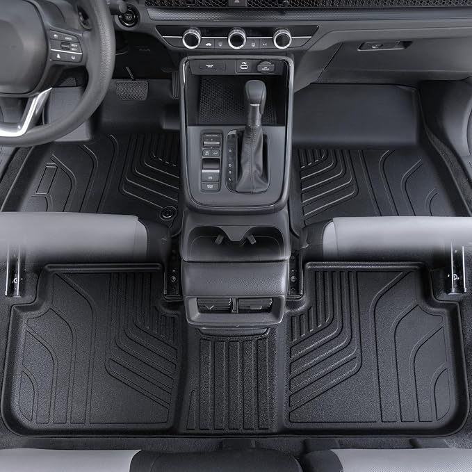 Floor Mats Set for Honda CRV 2026 2025 2024 2023 Accessories, Full Coverage All - Image 3