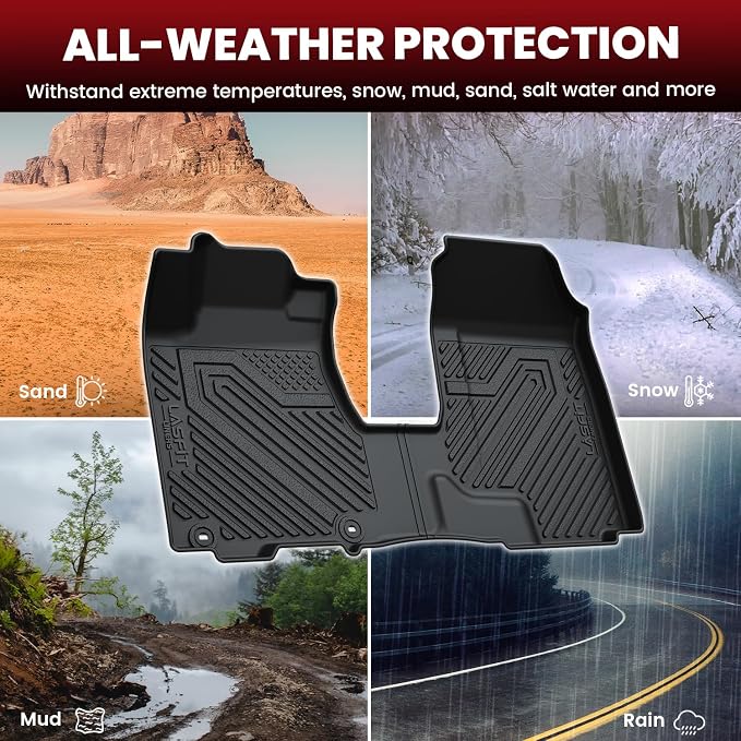 LASFIT Floor Mats & Trunk Mat for Honda CR-V CRV 2007 2008 2009 2010 2011 EX LX - Image 5