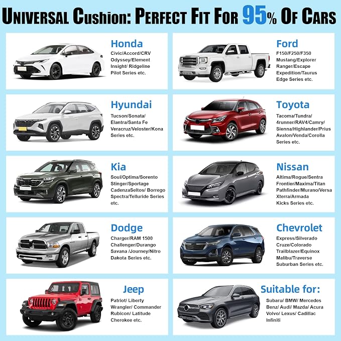 Memory Foam Car Seat Cushion - Image 9