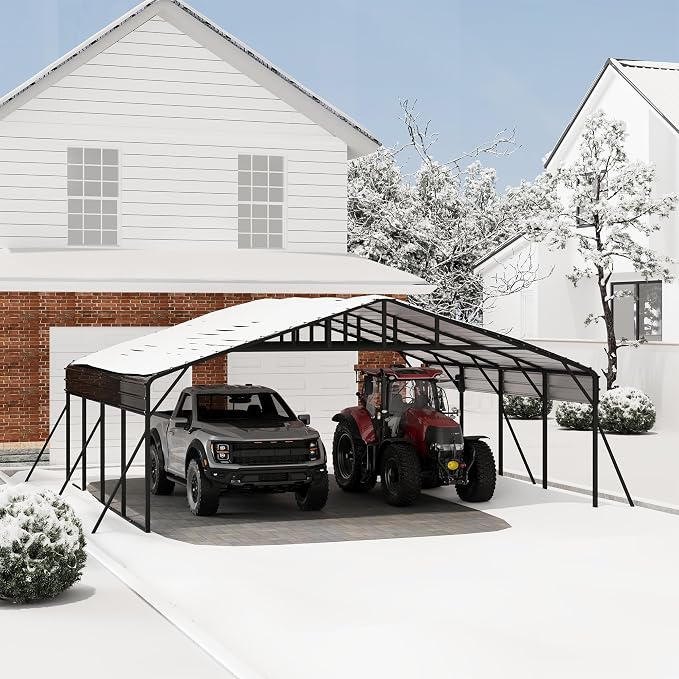 20x20FT Metal Carport Kits by GarveeLife