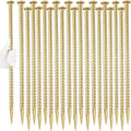 16 Inch Rebar Stakes 1/2 Inch Diameter Galvanized Steel Ground Anchors Heavy by Besitu