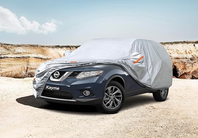 Kayme SUV Car Covers for Automobiles Waterproof All Weather Sun Uv Rain - Image 7