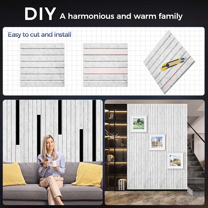 12 Pack Large Fold Soundproof Wall Panels, 1.2lb/ft³ High Density, Thicker - Image 4