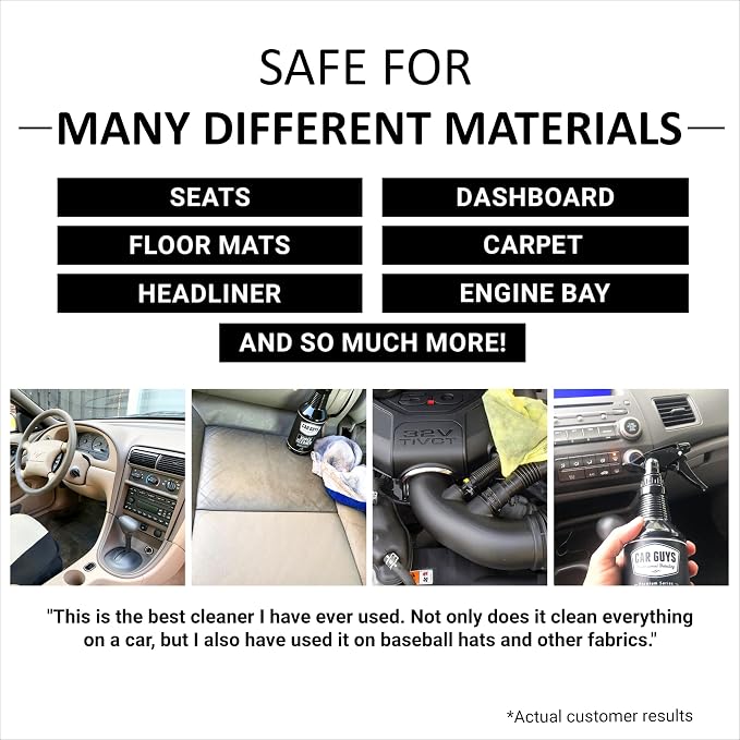 CAR GUYS Super Cleaner | Effective Car Interior Cleaner | Leather Car Seat - Image 4