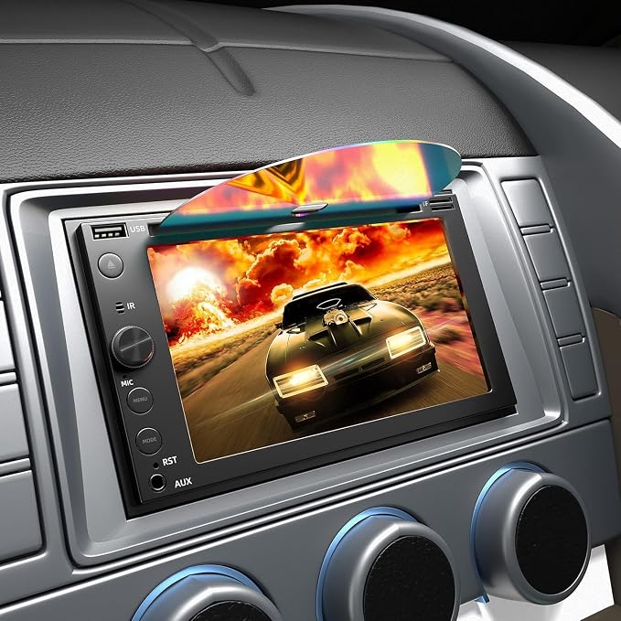 Double Din Car Stereo with CD/DVD Player Apple Carplay & Android Auto, 6.2Inch - Image 6