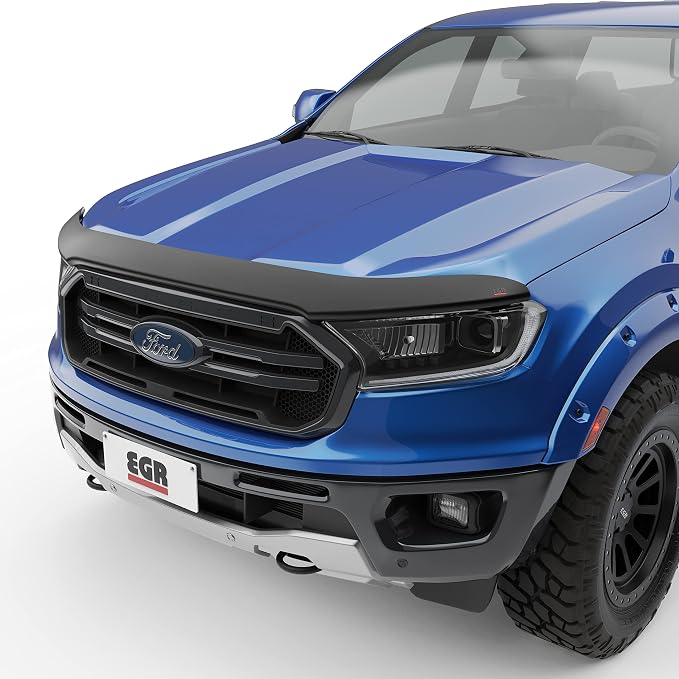 EGR 303555 SuperGuard Matte Black Acrylic Hood Shield Compatible - Image 2