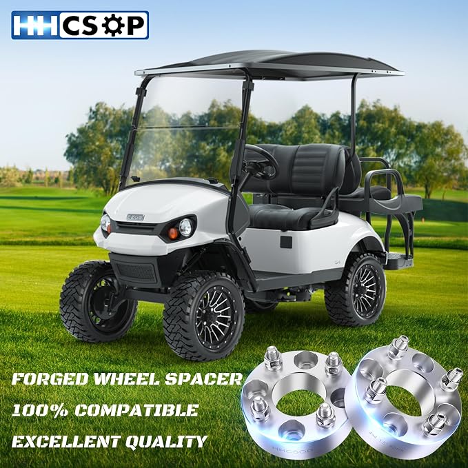 HHCSOP 4x4 Golf Cart Wheel Spacers 1.5 inch ATV Wheel Adapters - Image 7