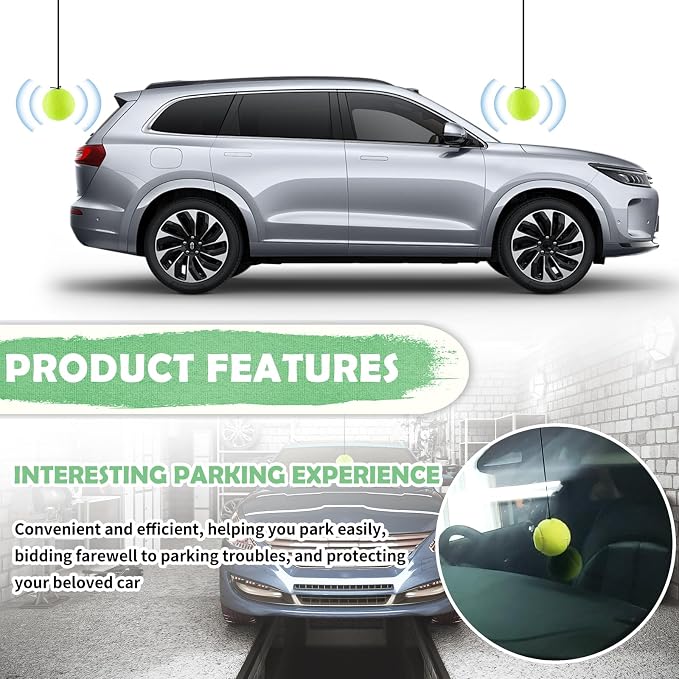 4PCS Tennis Garage Parking Aid - Image 4
