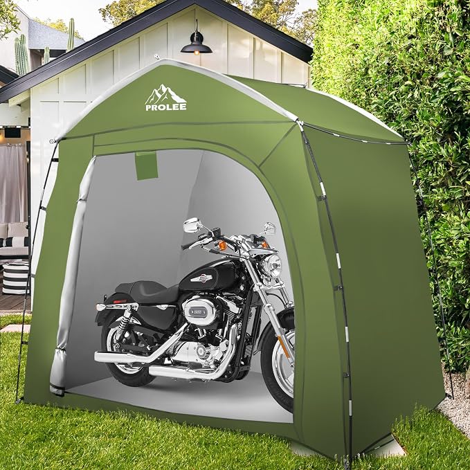 Bike Storage 7.3 x 5ft, Outside Storage Waterproof Oxford Fabric - Image 5