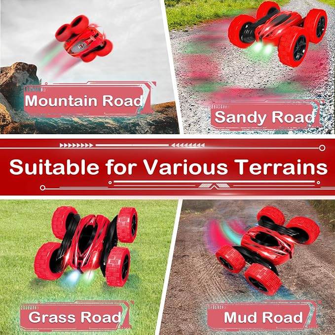FREE TO FLY Rc Car Remote Control Toys: 4Wd Stunt Vehicle All Terrain - Image 6