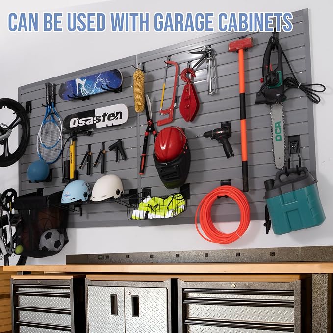 Slatwall Panels 4'x 4' Garage Slat Wall Storage Systems, Slat Wall Paneling - Image 6