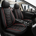 Pariitadin Leather Car Seat Covers Front Pair, Waterproof Faux Leather Seat by Pariitadin