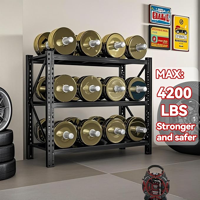 Heavy Duty Metal Storage Shelves - Image 4