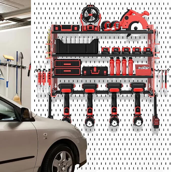 Power Tool Organizer Wall Mount, Garage Tool Storage Shelves - Image 6