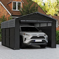Real Relax 10x15ft Heavy Duty Metal Carport by RealRelax