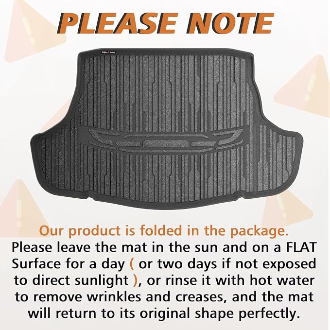 TripleAliner Trunk Floor Mat All Weather Liners Compatible - Image 3