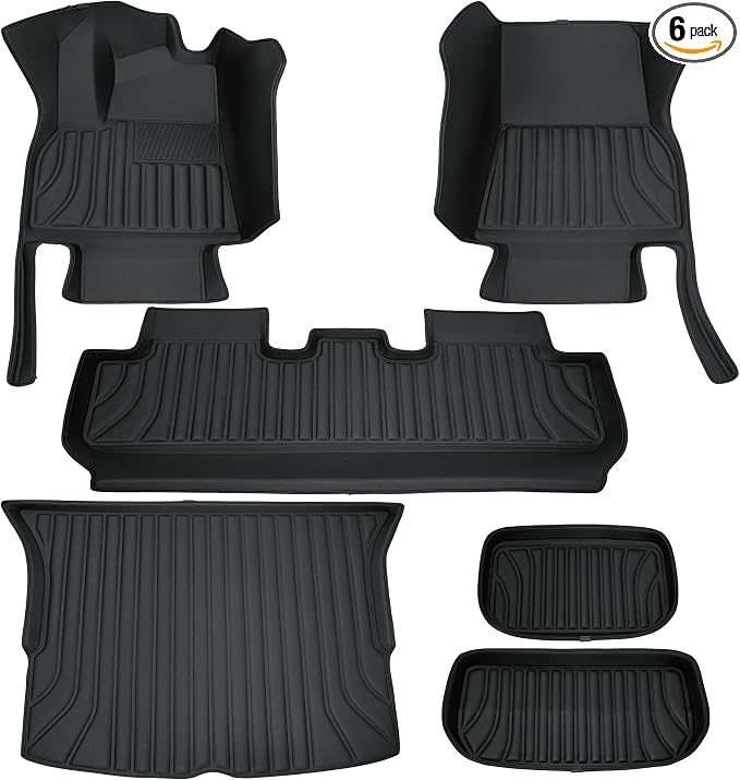 Floor Mats for Tesla Model Y（2021-2025） Custom Fit All Weather Cargo Liner by SUPERLINER