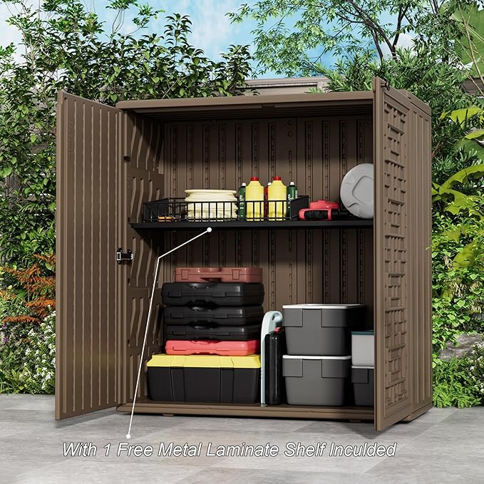 HOMSPARK Indoor/Outdoor Storage Cabinet - Image 2