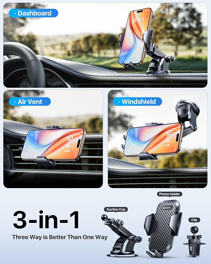 andobil Car Phone Holder Mount Military-Grade Phone Holders - Image 2