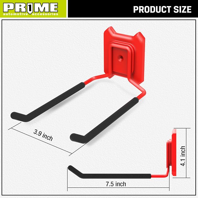 Prime 1 PR1ME Heavy Duty Wall Mount Hook, 7.5 inch Utility Wall Storage Hook - Image 4