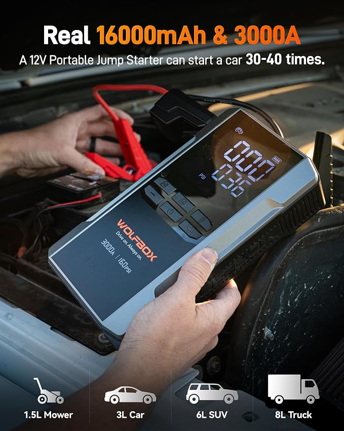 WOLFBOX 3000A Jump Starter - Image 3