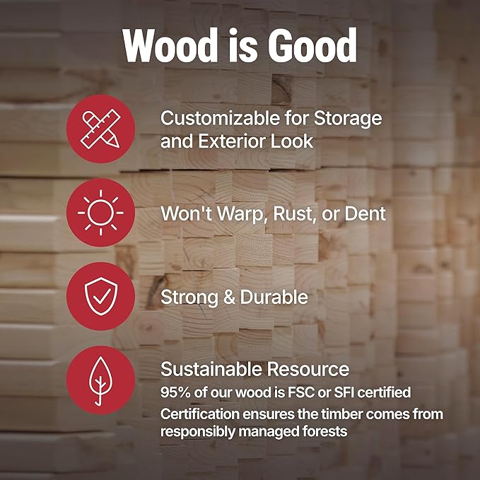 Handy Home Products Windemere 10x12 Do-it-Yourself Wooden Storage Shed - Image 13