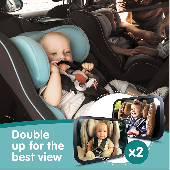 Onco Baby Car Mirror Rear Facing - Image 2