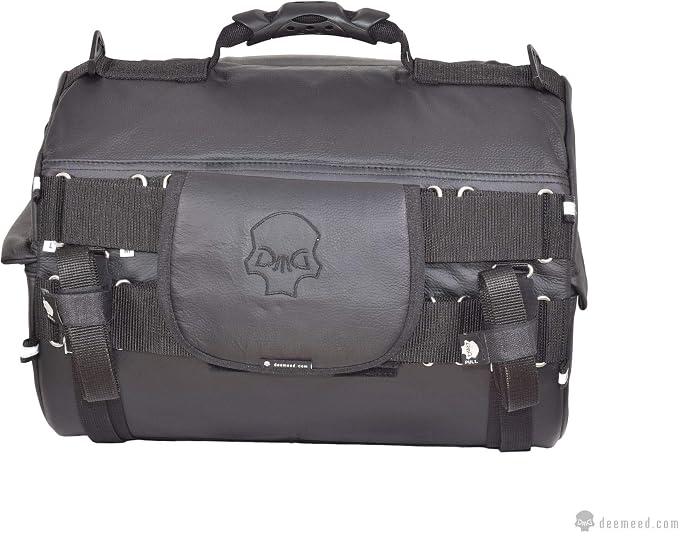 TUBE motorcycle travel luggage, made of waterproof Italian leather, 6.6 gallons - Image 2