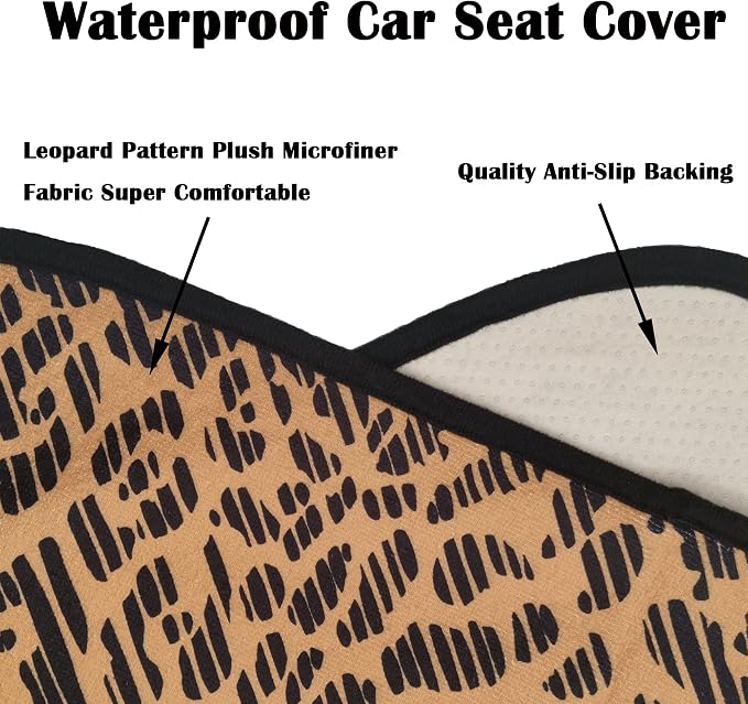 Car Seat Cover Protector Front Seats, - Image 5