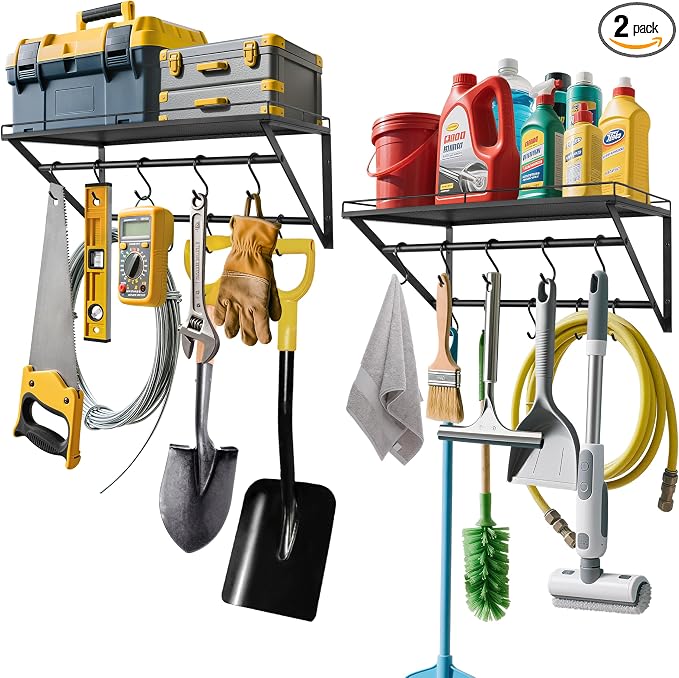 RedCall 2 Pack Garage Wall Shelf by RedCall