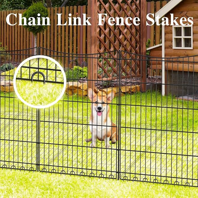 12 Inch Rebar Stakes 50 Pack J Hook Ground Stakes Heavy Duty Chain Link Fence - Image 5