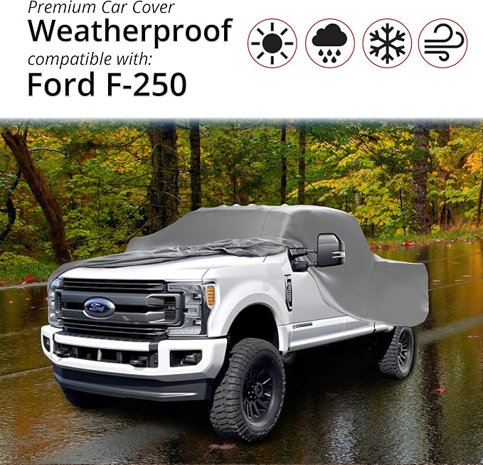 Car Covers Weatherproof Max Truck Cover & Warranty Compatible - Image 2
