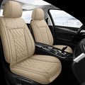 Pariitadin Leather Car Seat Covers Full Set, Waterproof Breathable Faux Leather by Pariitadin