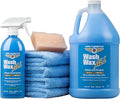 Wet or Waterless Wash Wax Kit 144oz UV Protection. Cleans, and Shines. Aircraft by AeroCosmetics