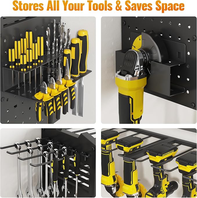 Tomorotec Wall-Mounted Power Tool Storage Rack - Image 4