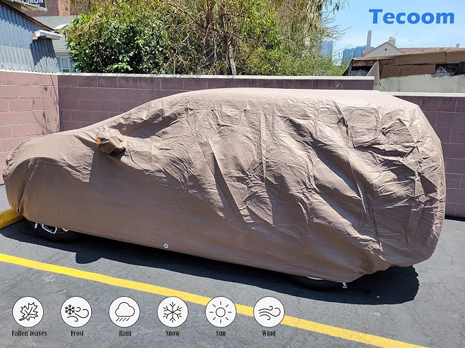 Tecoom Thick Shell Super Breathable-Waterproof Windproof Snow Sun Rain UV - Image 9